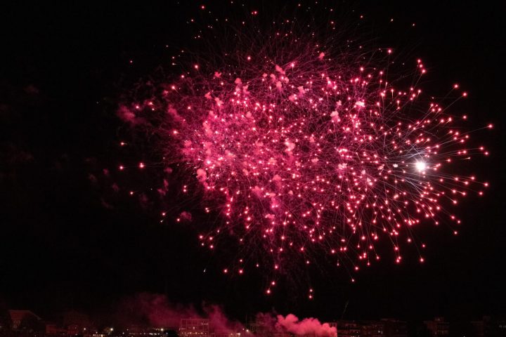 fireworks in the sky